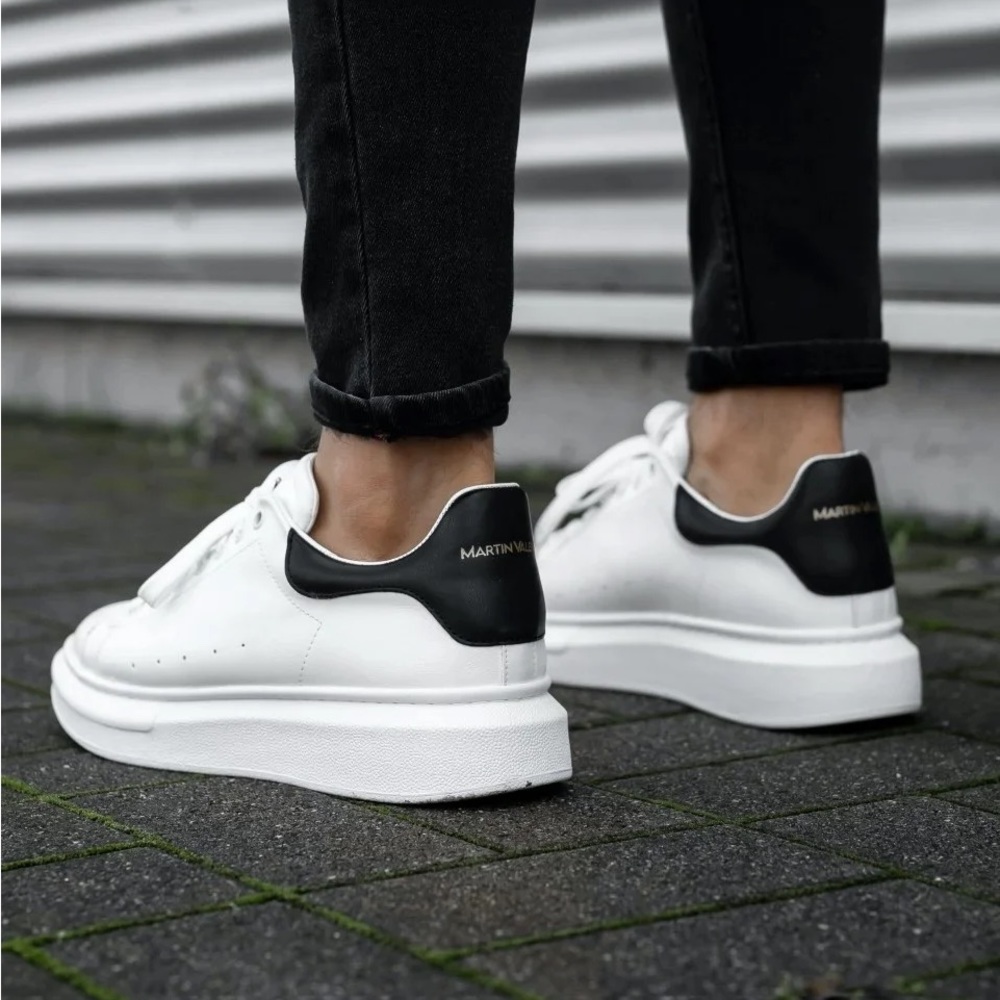 Martin Valen Chunky White Sneakers